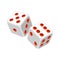 Playing dice illustration. Game craps image. Casino and betting background.