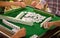 Playing mahjong