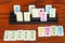 Playing in rummy game - run and group of cards