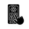 Playphone black glyph icon