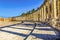 Plaza 160 Ionic Columns Ancient Roman City Jerash Jordan