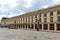 Plaza Bolivar and the facade of Palacio Lievano palace in downtown Bogota