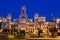 Plaza de Cibeles at night, Madrid