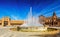 Plaza de Espana with fountain. Seville, Spain