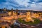 Plaza de Espana Historical Square at Sunset, Barcelona, Spain