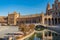 The Plaza de Espana, Spain Square, in Seville, Andalusia, Spain. It is located in the Parque de Maria Luisa