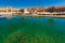 Plaza de Espana at sunny day in Seville, Spain