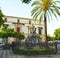 Plaza de la Alameda Cristina, monumento al MarquÃ©s de Casa Domecq, Jerez de la Frontera, EspaÃ±a