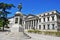 Plaza de las Cortes and Spanish Congress of Deputies in Madrid,