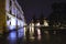 Plaza de San Diego in the center of Alcala de Henares Spain wi