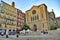 Plaza de San Juan square in Lleida, Spain