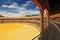 Plaza de Toros Bullring in Ronda, opened in 1785, one of the oldest and most famous bullfighting arena in Spain. Andalucia