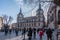 Plaza del Ayuntamiento in front of the Cathedral of Saint Mary of Toledo, Spain