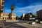 Plaza of the Palace of Justice in Palermo, italy