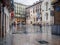 Plazuela de santiago Square in front of Santiago Cathedral in Casco Viejo District, Bilbao