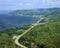 Pleasant Bay View in Cape Breton Nova Scotia, Canada