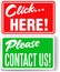 Please contact us click here store signs