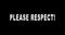 please respect social distancing sign , prevent corona virus covid-19, new normal concept.