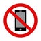 Please silence your mobile phone - warning sign No. 3