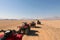 Pleasure ATVs in the Egyptian desert