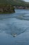 Pleasure boat cruises up the mighty Peace River, northeastern BC