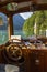 Pleasure boat on the Koenigssee lake close to Berchtesgaden, Ger
