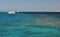Pleasure boat in the Red Sea. Hurghada, Egypt.