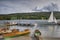 Pleasure boats on Coniston wat