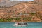 Pleasure boats moored in Elounda harbour