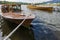 Pleasure Boats moored to jetty on Derwent Water, Keswick.