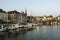 Pleasure and fishing boats in Honfleur Harbour