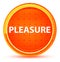 Pleasure Natural Orange Round Button