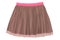 Pleated caprone skirt