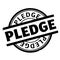 Pledge rubber stamp