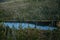 Plesne Lake in the Bohemian Forest, Sumava national park, Nova Pec, Czech Republic