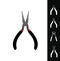 Pliers icon set