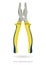 Pliers. Nippers. Hand tool. Vector illustration