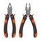 Pliers. Pliers with orange and black on white background.