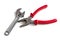 Pliers with a small wrench, on a white background