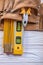 Pliers wooden meter construction level tool belt on wood board m