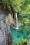 Plitvice lakes Park, Croatia, natural waterfalls and streams of water