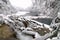 Plitvice Lakes in winter