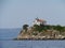 The Plocica lighthouse in the Adriatic sea of Croatia