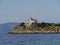 The Plocica lighthouse in the Adriatic sea of Croatia
