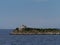 The Plocica lighthouse in the Adriatic sea of Croatia