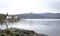 Plockton Bay, Scotland with sailboats and cottage