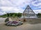 Ploiesti Botanical Garden Water Fountain Pyramid