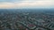 Ploiesti City, Romania, east side aerial footage