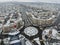 Ploiesti City, Romania, winter aerial view