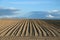 Plough agriculture field background